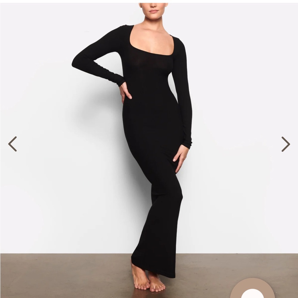 Skims soft lounge long sleeve dress